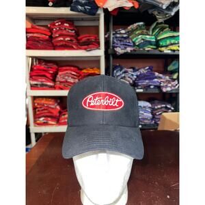 Vintage Peterbilt Hat Rush Truck Centers Denver Colorado Black Cap Headwear